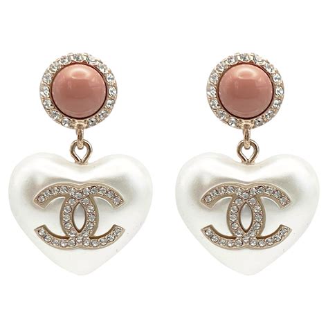 chanel cc earrings brown thomas|coco Chanel pearl earrings.